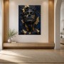 Elegantes Porträt als Acrylbild oder Fine Art Print mit Goldakzenten
