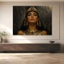 Ägyptische Königin als Kunstdruck oder Wandbild mit edler Goldwirkung