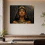 Ägyptische Königin als Kunstdruck oder Wandbild mit edler Goldwirkung