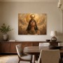 Ägyptische Göttin als Leinwand oder Fine Art Print