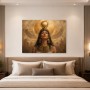 Ägyptische Göttin als Leinwand oder Fine Art Print