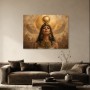 Ägyptische Göttin als Leinwand oder Fine Art Print