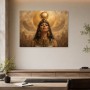 Ägyptische Göttin als Leinwand oder Fine Art Print