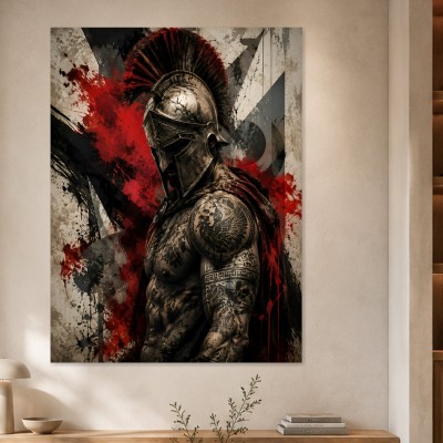 Antiker Krieger als Wandbild oder Fine Art Print mit dramatischer Wirkung
