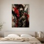 Antiker Krieger als Wandbild oder Fine Art Print mit dramatischer Wirkung