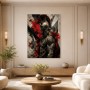 Antiker Krieger als Wandbild oder Fine Art Print mit dramatischer Wirkung