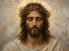 Kronentragender Christus als Leinwandbild oder Fine Art Print Kronentragender Christus als Leinwandbild oder Fine Art Print