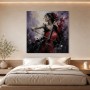 Ausdrucksstarke Cellistin als Kunstwerk oder Modernes Wandbild