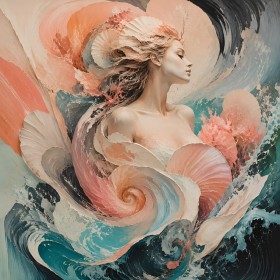 Elegante weibliche Figur als Leinwandbild oder Kunstwerk Elegante weibliche Figur als Leinwandbild oder Kunstwerk