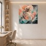 Elegante weibliche Figur als Leinwandbild oder Kunstwerk