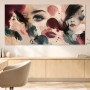 Abstraktes Wandbild mit Frauenporträts, Fine Art Print oder Acrylbild