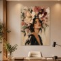 Florales Porträt als Leinwand oder Fine Art Print
