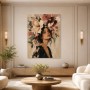 Florales Porträt als Leinwand oder Fine Art Print