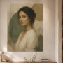 Porträt in sanften Tönen, Leinwandbild oder Kunstdruck