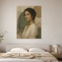 Porträt in sanften Tönen, Leinwandbild oder Kunstdruck