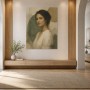Porträt in sanften Tönen, Leinwandbild oder Kunstdruck