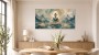 Buddha im Lotusgarten, Acrylbild oder Fine Art Print