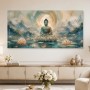 Buddha im Lotusgarten, Acrylbild oder Fine Art Print