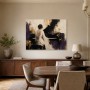 Elegante Frau am Flügel als Acrylbild oder Kunstdruck