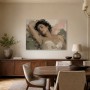 Ruhiges Porträt zwischen Leinwand und Fine Art Print