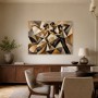 Abstraktes Wandbild oder Fine Art Print mit tanzendem Paar