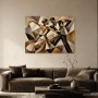 Abstraktes Wandbild oder Fine Art Print mit tanzendem Paar