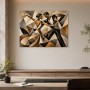 Abstraktes Wandbild oder Fine Art Print mit tanzendem Paar