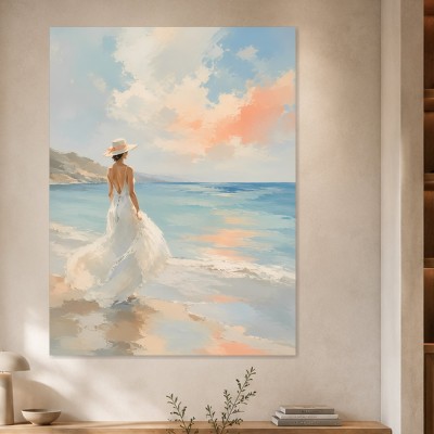 Träumerische Küstenszene als Leinwand oder Fine Art Print