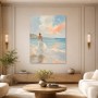 Träumerische Küstenszene als Leinwand oder Fine Art Print