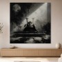 Samurai Helm und Schwert als Wandbild oder Kunstdruck