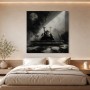 Samurai Helm und Schwert als Wandbild oder Kunstdruck