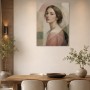 Porträt zwischen Moderne Kunst und Kunstdruck in sanften Naturtönen