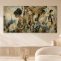 Elegantes Porträt als Leinwandbild oder Fine Art Print mit Blumenmotiven