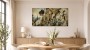 Elegantes Porträt als Leinwandbild oder Fine Art Print mit Blumenmotiven