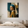 Porträt mit moderner Kunst als Leinwand oder Poster