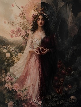 Mystische Frau zwischen Licht und Schatten, Wandbild oder Fine Art Print Mystische Frau zwischen Licht und Schatten, Wandbild oder Fine Art Print