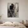 Romantisches Paar als Wandbild oder Fine Art Print in Grau