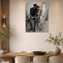 Romantisches Paar als Wandbild oder Fine Art Print in Grau