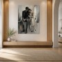 Romantisches Paar als Wandbild oder Fine Art Print in Grau