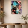 Expressives Porträt als Acrylbild oder Poster mit urbaner Farbkraft