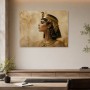 Ägyptische Königin als Wandbild oder Kunstdruck mit goldener Eleganz