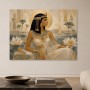 Ägyptische Eleganz als Wandbild oder Kunstdruck mit goldener Aura