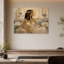 Ägyptische Eleganz als Wandbild oder Kunstdruck mit goldener Aura