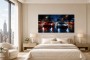 Dynamische Rennwagen als Leinwand oder Acrylbild