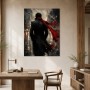 Dynamischer Stadtgänger als Wandbild oder Poster in expressivem Stil