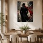 Dynamischer Stadtgänger als Wandbild oder Poster in expressivem Stil