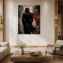 Dynamischer Stadtgänger als Wandbild oder Poster in expressivem Stil