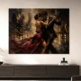 Tanzendes Paar im Licht, Acrylbild oder Fine Art Print