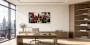 Urbanes Graffiti Skyline als Modernes Wandbild oder Poster