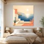 Mediterranes Küstenmotiv als Leinwand oder Poster für stilvolle Räume